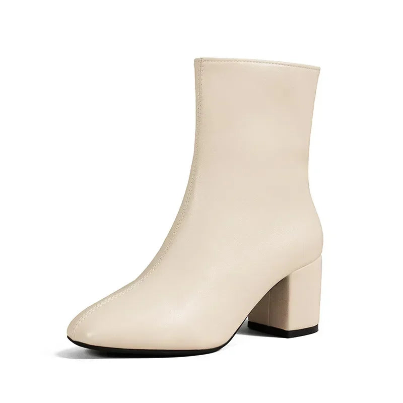 White Ankle Boots