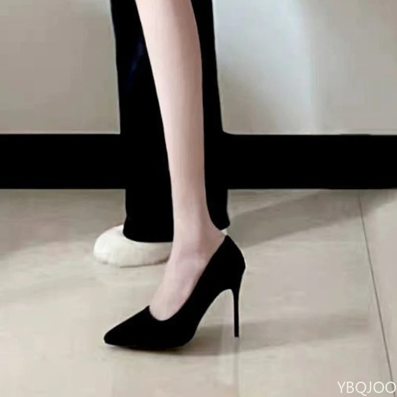 Sexy black high heels