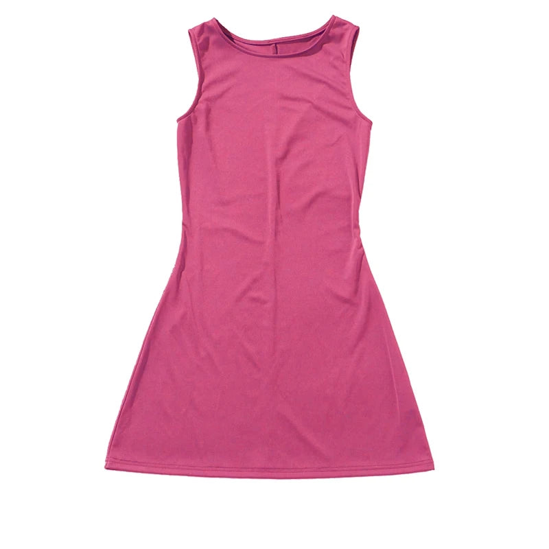 Dress Sleeveless Knit Slim