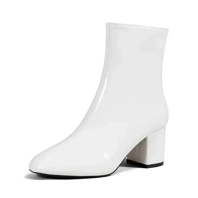 White Ankle Boots